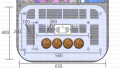Coolpro 2200 80V R134a- rys techniczny panelu